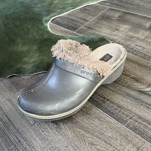 Crocs cobbler Eva wedge mules